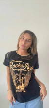 Remera Guitarra Cuello Tejido - comprar online
