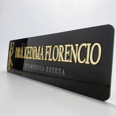 Placa de Identificação De Acrílico