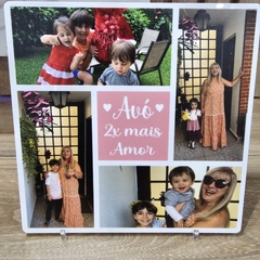 Porta Retrato Acrílico Avó 2x mais Amor - comprar online