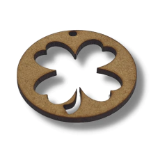 Kit 10 Peças Chaveiro Trevo da Sorte MDF na internet