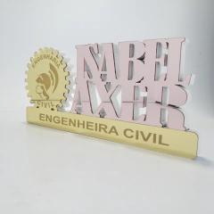 Placa Decorativa Profissões Engenharia Civil na internet