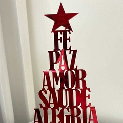Imagem do Árvore de Natal Personalizada em Acrílico Espelhado