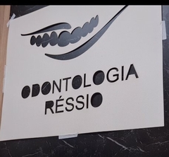 Logo em acrílico espelhado 50cm x 50cm - comprar online