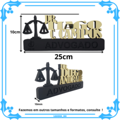 Placa Decorativa Profissões Advogado-01 - loja online
