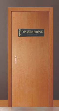 Placa de Identificação De Acrílico - Lasers - Corte Gravação e Produtos Personalizados