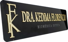 Placa de Identificação De Acrílico na internet
