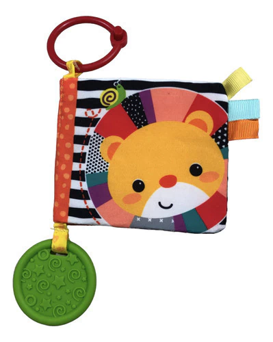Libro Didactico Bebe Colgar Tela Con Mordillo Ruido Chifle