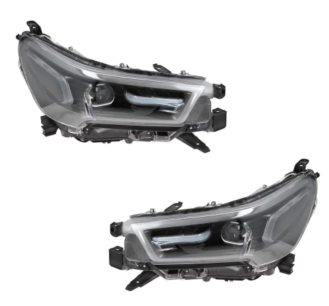 OPTICA FARO DELANTERO TOYOTA HILUX 2021 a 2025 - LUPA Y LED - IMPORTADO - comprar online