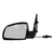 ESPEJO CHEVROLET PRISMA 2011 A 2013 CON COMANDO MANUAL - comprar online