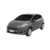 Imagen de OPTICA FARO DELANTERO FORD FIESTA (KD) 2013 A 2017 FONDO NEGRO - MARCA DEPO