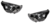 OPTICA FARO DELANTERO FORD KA MK3-I 2016 A 2019 FONDO NEGRO - MARCA TYC