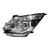 OPTICA FARO DELANTERO CHEVROLET COBALT 2013 A 2016 FONDO CROMADO - MARCA DEPO en internet