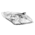 OPTICA FARO DELANTERO RENAULT MEGANE III 2011 A 2014 - MARCA TYC - comprar online