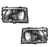 OPTICA FARO DELANTERO RENAULT TRAFIC F3 1997 A 2003 - MARCA FITAM