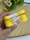 FITA PESPONTADA COM BRILHO SANDING AMARELO 115 - FITA279 - 3 METROS