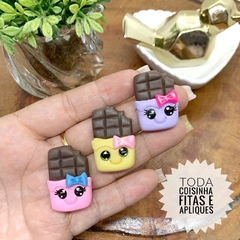 APLIQUE BISCUIT CHOCOLATE - BSC259 - UNIDADE