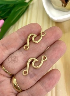 ENTREMEIO PARA PULSEIRAS MAR DOURADO - 4 UNIDADES