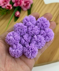 POMPOM DE MALHA 2,5 CM - 10 UNIDADES na internet