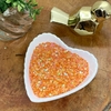 APLIQUE CONFETE MINI ESTRELA FIMO LARANJA - 20 GRAMAS
