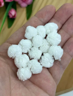 POMPOM DE MALHA 1,5 CM - 10 UNIDADES