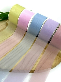 FITA ORGANZA ACETINADA 38MM - FITA296 - 2 METROS