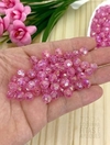 BOLA SEXTAVADA IRISADA ROSA 8 MM - SIR85 - 20 GRAMAS