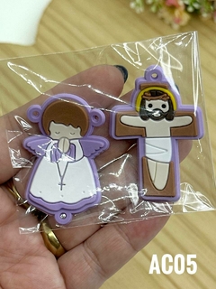 Imagem do PAR RELIGIOSO - CRUZ + ANJO