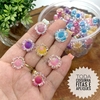 FLOR ACRÍLICA ENTREMEIO PARA PULSEIRAS - CLR84 - 10 UNIDADES