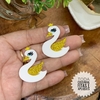 APLIQUE ACRÍLICO CISNE - UNIDADE