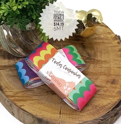 FITA GORGORÃO SANDING ONDAS - FITA132 - 5 METROS