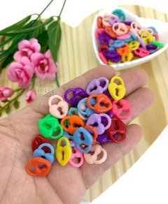PINGENTE PARA PULSEIRA CADEADO COLORIDO PGCD1 - 20 GRAMAS