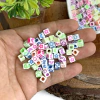 ENTREMEIO PARA PULSEIRAS QUADRADINHO INFANTIL - CLR28 - 20 GRAMAS