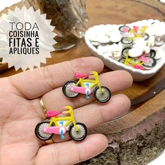 APLIQUE RESINA BICICLETA - 2 UNIDADES