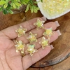 ENTREMEIO ACRÍLICO ESTRELA PARA PULSEIRAS AMARELA - CLR97 - 10 UNIDADES