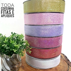 FITA IMPORTADA BRILHOSA 38MM - FITA248 - 3 METROS - comprar online