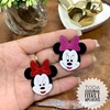 APLIQUE ACRÍLICO MINNIE LAÇO - UNIDADE