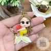 APLIQUE BISCUIT PRINCESA SEREIA BELA E A FERA - UNIDADE
