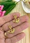 PINGENTE PARA PULSEIRAS ÂNCORA - PGT74 - 4 UNIDADES