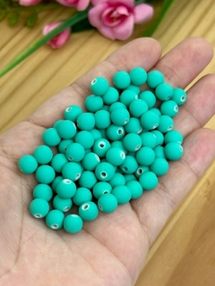 BOLA EMBORRACHADA 8MM VERDE - BOR801 - 20 GRAMAS