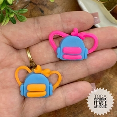 APLIQUE BISCUIT MOCHILA ESCOLAR - BSC268 - UNIDADE