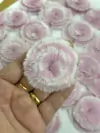 POMPOM ACHATADO ROSA BEBÊ - PPM15 - UNIDADE