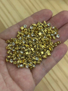 STRASS DE COSTURA SS18 DOURADO - 3,5MM - 5 GRAMAS - comprar online