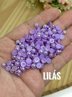 MEIA PÉROLA IRISADA 6 MM - MP600 - 20 GRAMAS