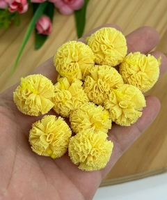 POMPOM DE MALHA 2,5 CM - 10 UNIDADES
