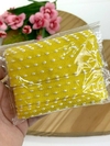KIT FITA POESPONTO POMPOM SINIMBU AMARELO - FITA218 - 6 METROS