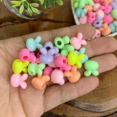 ENTREMEIO PARA PULSEIRAS COELHO GRANDE CORES CANDY - 20 GRAMAS COM CORES SORTIDAS