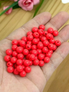 BOLA LEITOSA 8MM ROSA - LEI810 - 20 GRAMAS