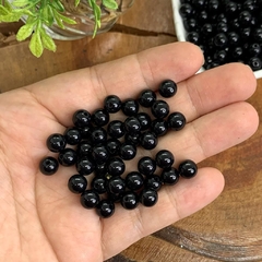 BOLA LEITOSA 8MM PRETO - LEI820 - 20 GRAMAS