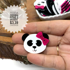 APLIQUE ACRÍLICO PANDINHA - UNIDADE