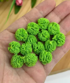 POMPOM DE MALHA 1,5 CM - 10 UNIDADES - loja online